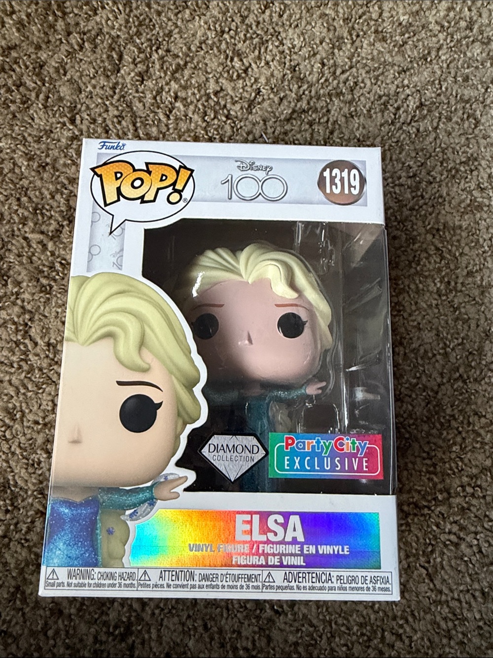 Funko Pop! Elsa Diamond Collection PartyCity Exclusive -